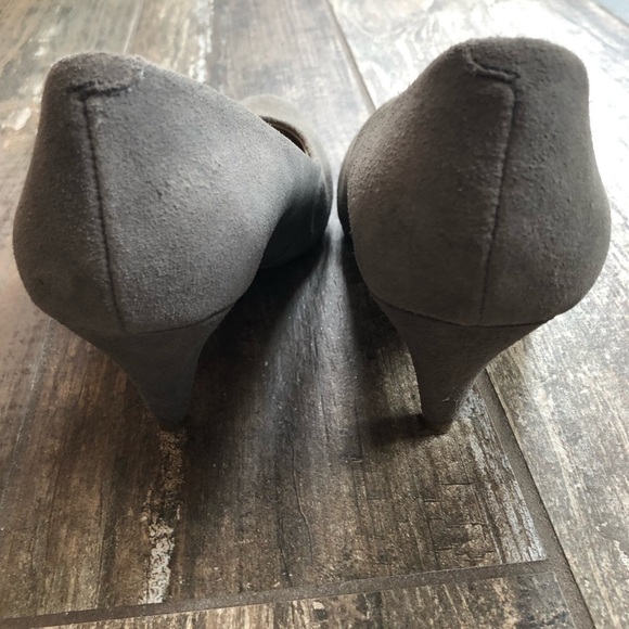 𝅺Steve Madden Preti grey suede leather heels size 6 - Picture 5 of 8